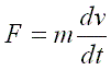 Newton's Second Law (Constant Mass)